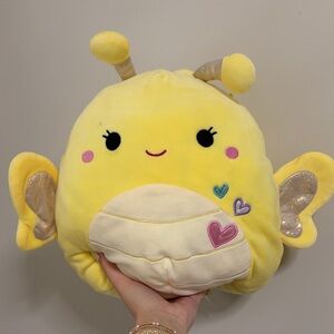 Yellow butterfly squishmallow